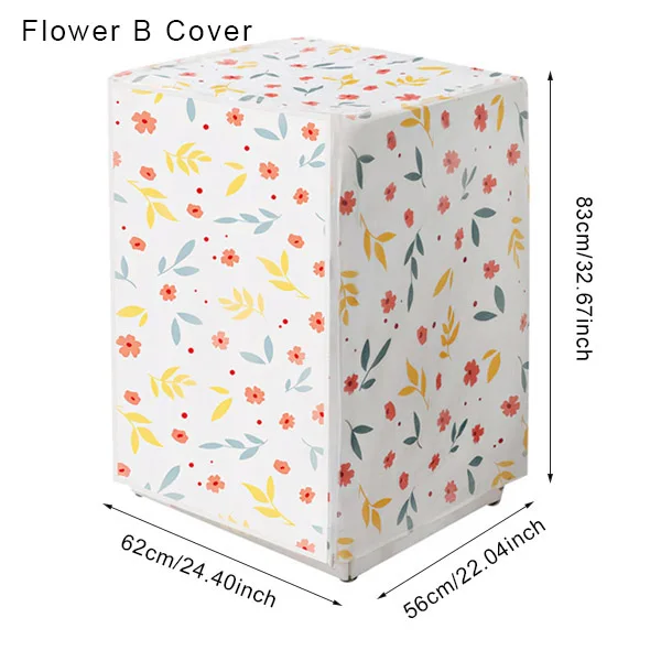Flower B Cover Бытовая стиральная машина, пылезащитный чехол, органайзер,, товары для дома, аксессуары, принадлежности, чехол для продукта - Цвет: Flower B Cover