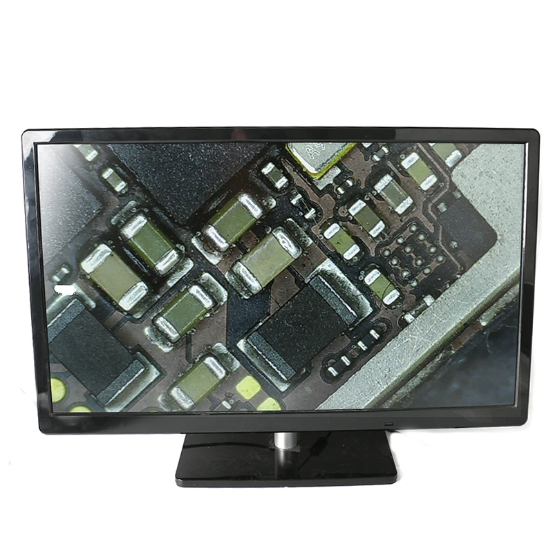 Профессиональный цифровой HD 16MP 1080P 60FPS USB HDMI промышленный видео микроскоп камера SD карта хранения рекордер+ ИК пульт дистанционного управления