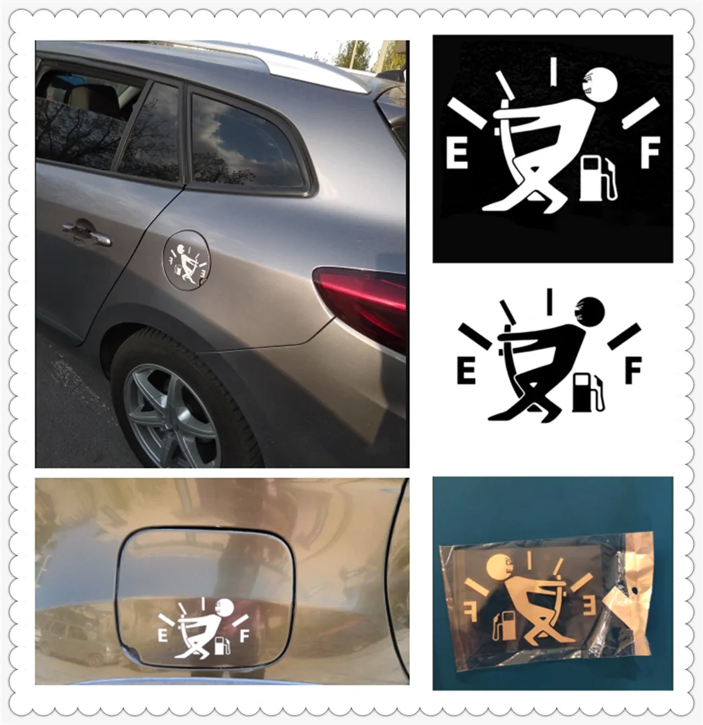 

10 см * 14 см автостайлинг крышка топливного бака Логотип Наклейка забавная для BMW 330e M235i Compact 520d 518d 428i 530d 130i