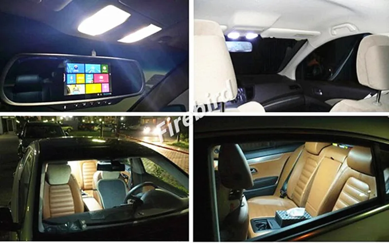 2 шт. Автомобильные светодиодные лампы CANBUS C5W 4014SMD 3 Вт для Audi A1 A3|light force|light wedge book