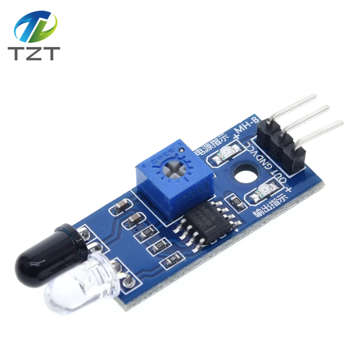 Умная электроника, новинка, для Arduino, сделай сам, умный автомобиль, робот, отражающий, фотоэлектрический, 3pin, ИК, инфракрасный датчик для предотвращения препятствий, модуль