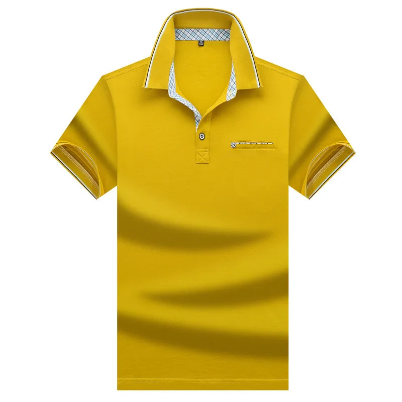 Высококачественная брендовая рубашка поло лето 2020 новинка деловая Повседневная