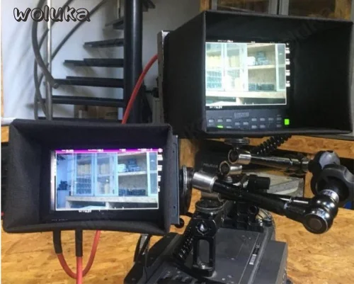 Козырек для видеокамеры HD 7-дюймовый монитор маленький капюшон черный с четырьмя