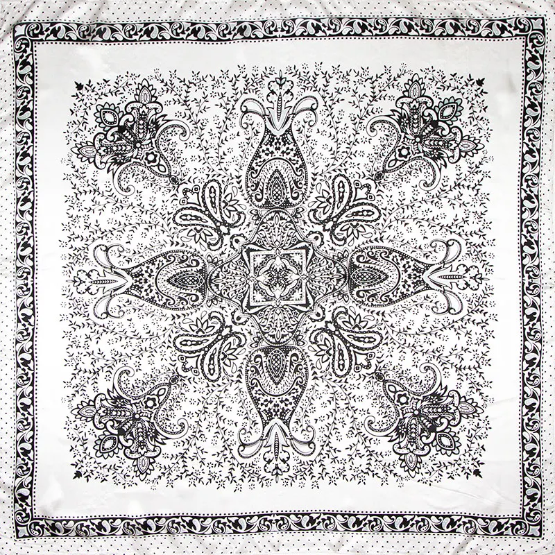 Женский шарф из 100% шелка с узором пейсли шелковый бандана 2019|scarf paisley|silk bandanasquare silk