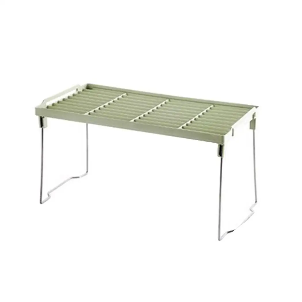 Однослойный кухонный складной стол для хранения Sundry зеленый синий стеллаж