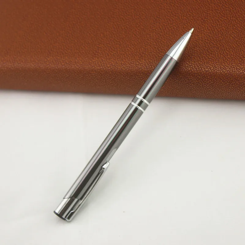 1 шт. металлическая шариковая ручка с черными чернилами|roller ball pen|roller pen brandsball |