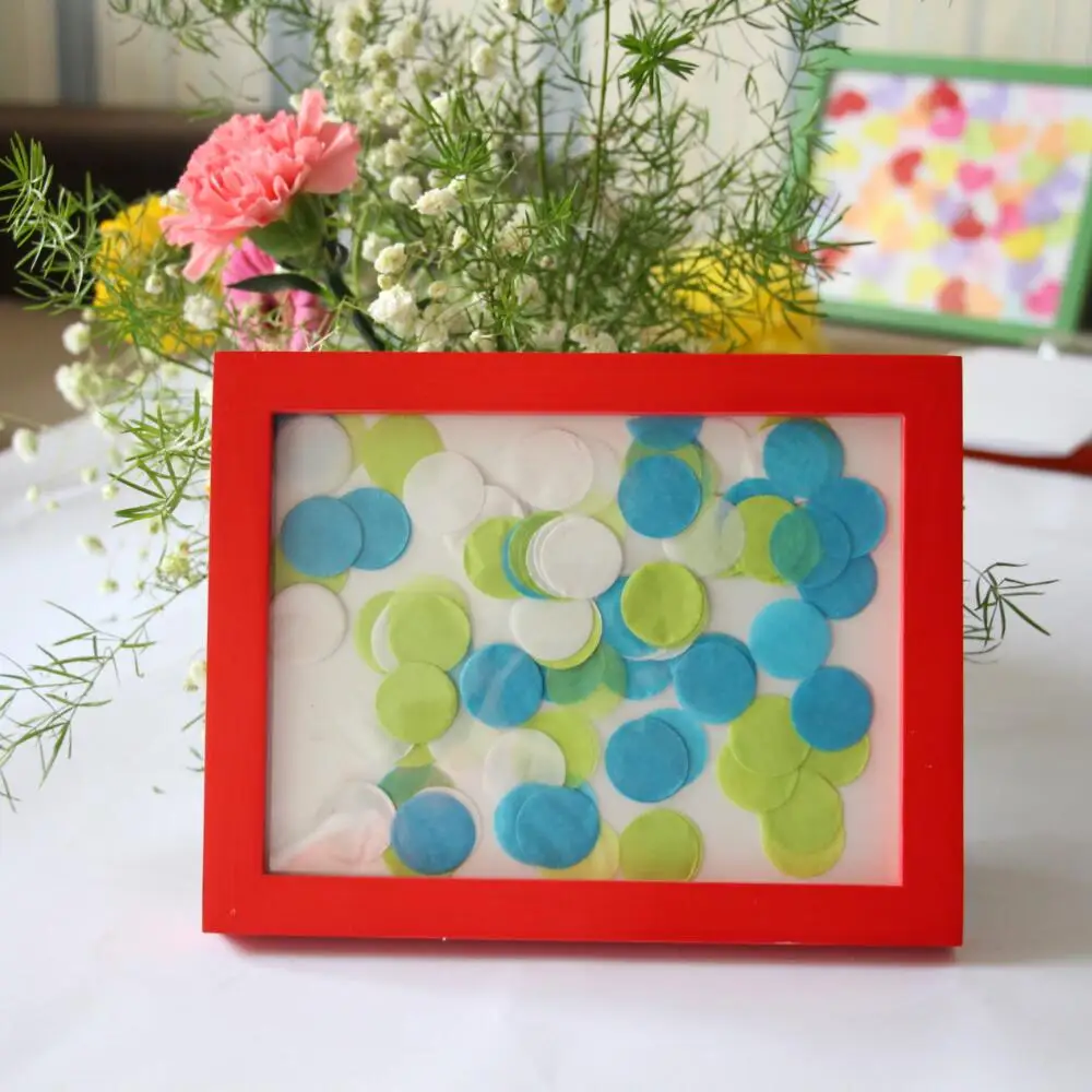 (5000 шт./упак.) многоцветная бумага для папиросной вечеринки с круглым вырезом