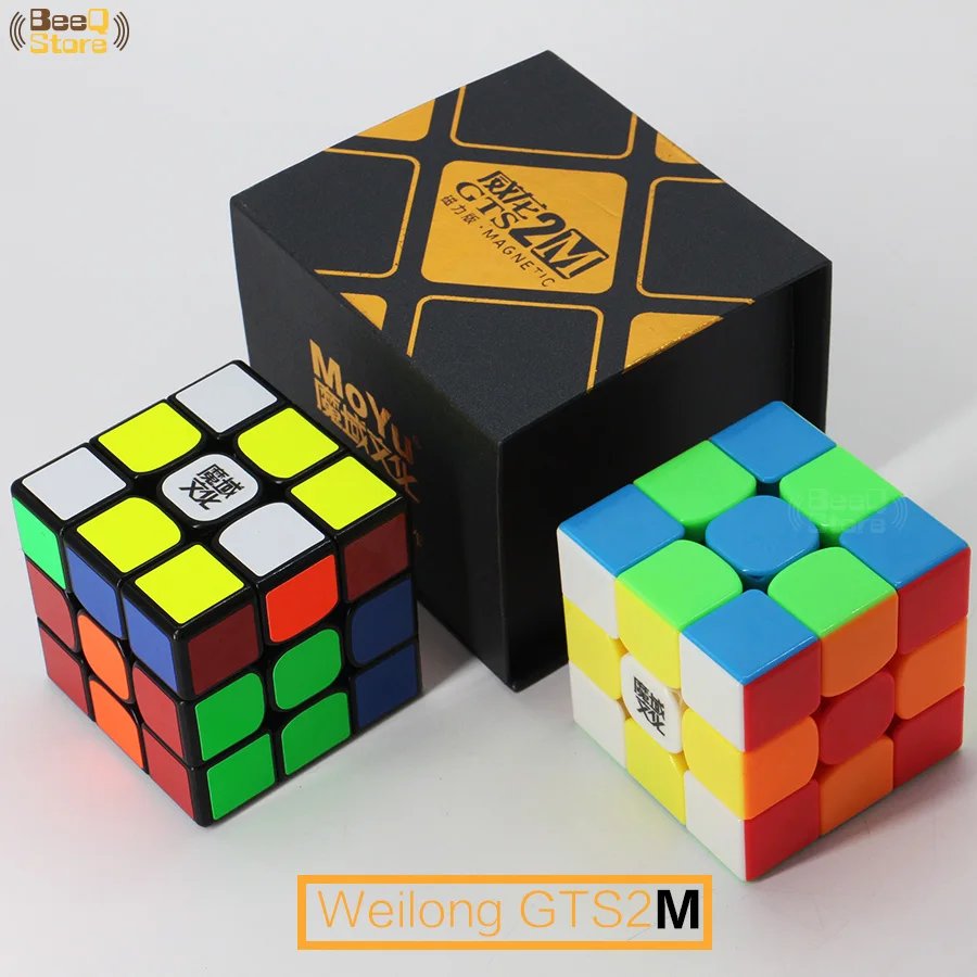 Moyu Weilong GTS3M Магнитный куб 3x3x3 магический куб скорость GTS3 GTS2 GTS2M Куб 3x3 Magico Cubo 3*3*3 черный без наклеек