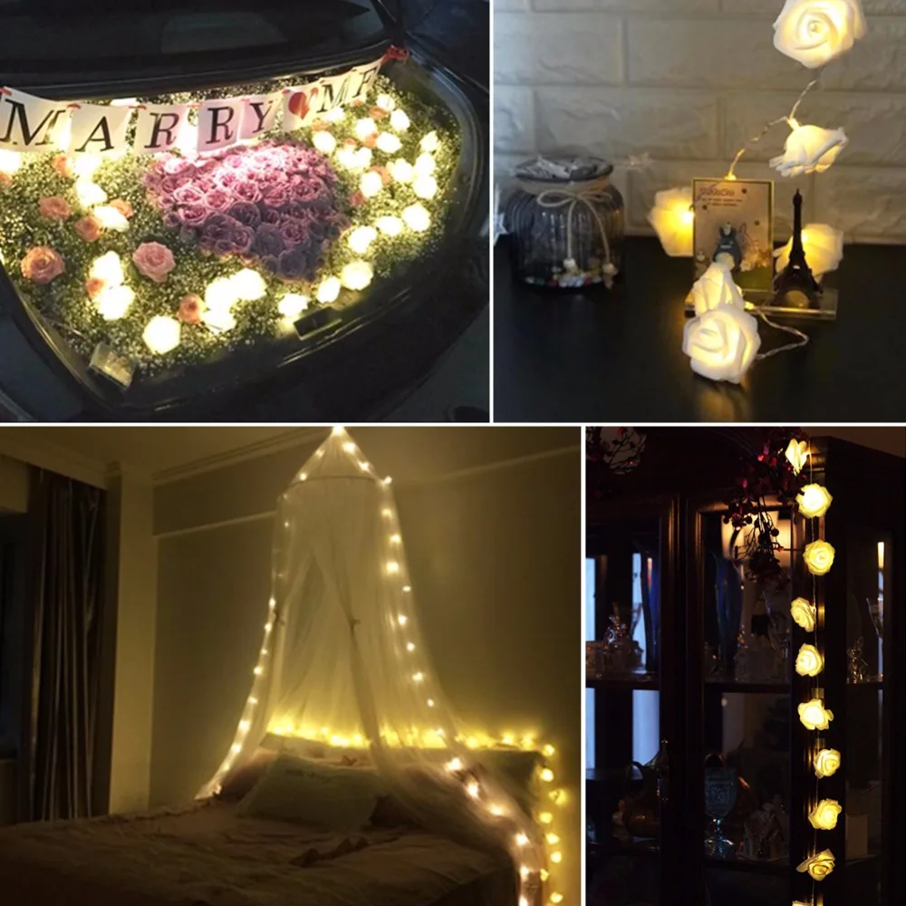 Светодиодная гирлянда на батарейках АА 1 м|fairy lights|string fairy lightsled garland |