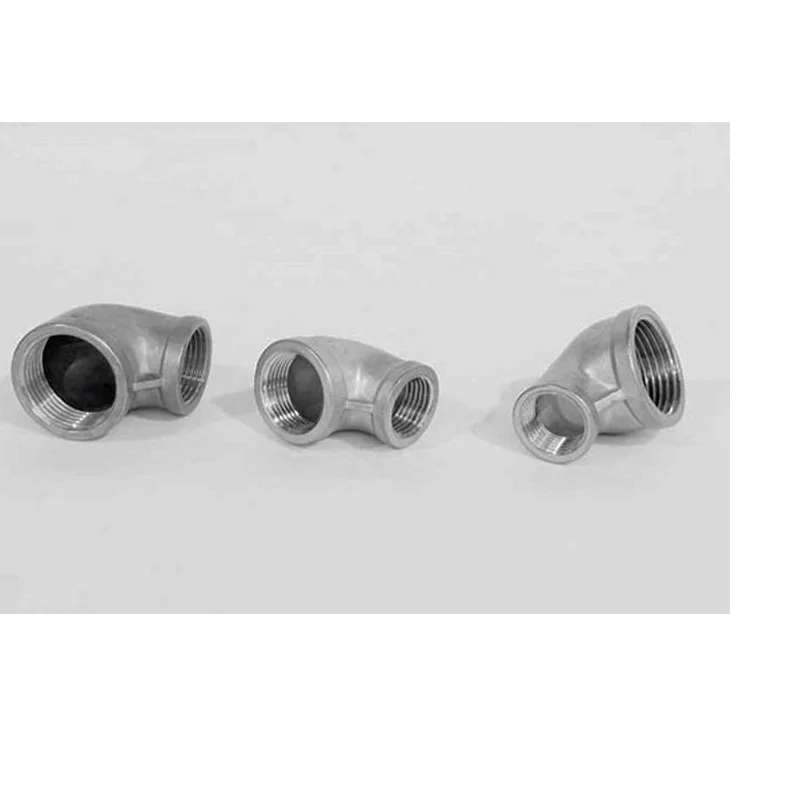 1pc 201 Stainless Steel 1-1/4&quot BSP Female x 1&quot 90 Degree Elbow Reducer Pipe Fitting Connector For Water Oil Air | Обустройство