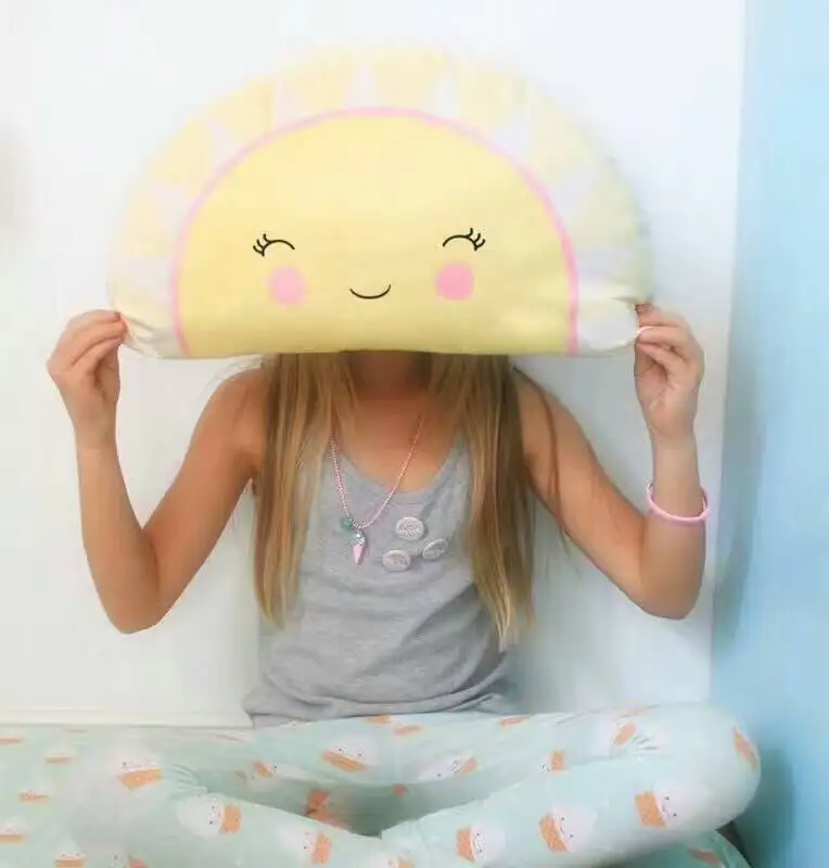 Декоративные подушки для дивана полукруглая Подушка 3D Радужная арбуз игрушки