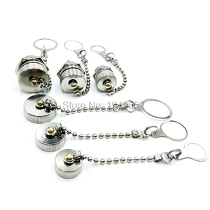 Крышка авиационного разъема GX12 GX16 GX20, водонепроницаемая Пылезащитная металлическая крышка