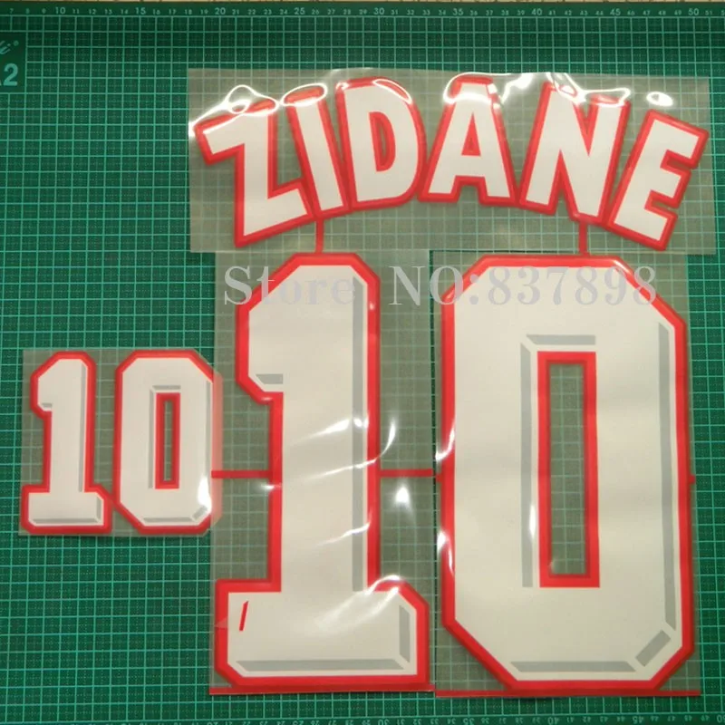 ZIDANE 10 Футбольный кашемировый Материал бархат