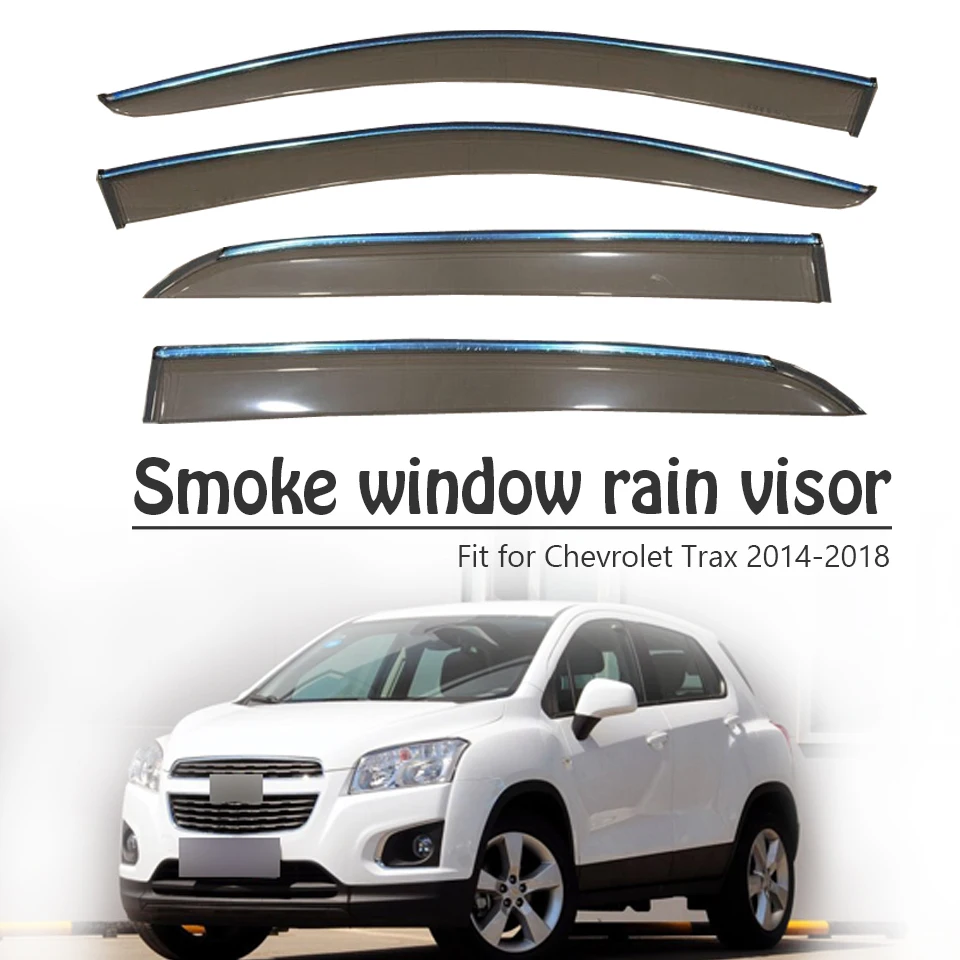NOANS 4 шт. Для Chevrolet Trax аксессуары авто окна Защита от солнца дождь козырек двери щит отделка