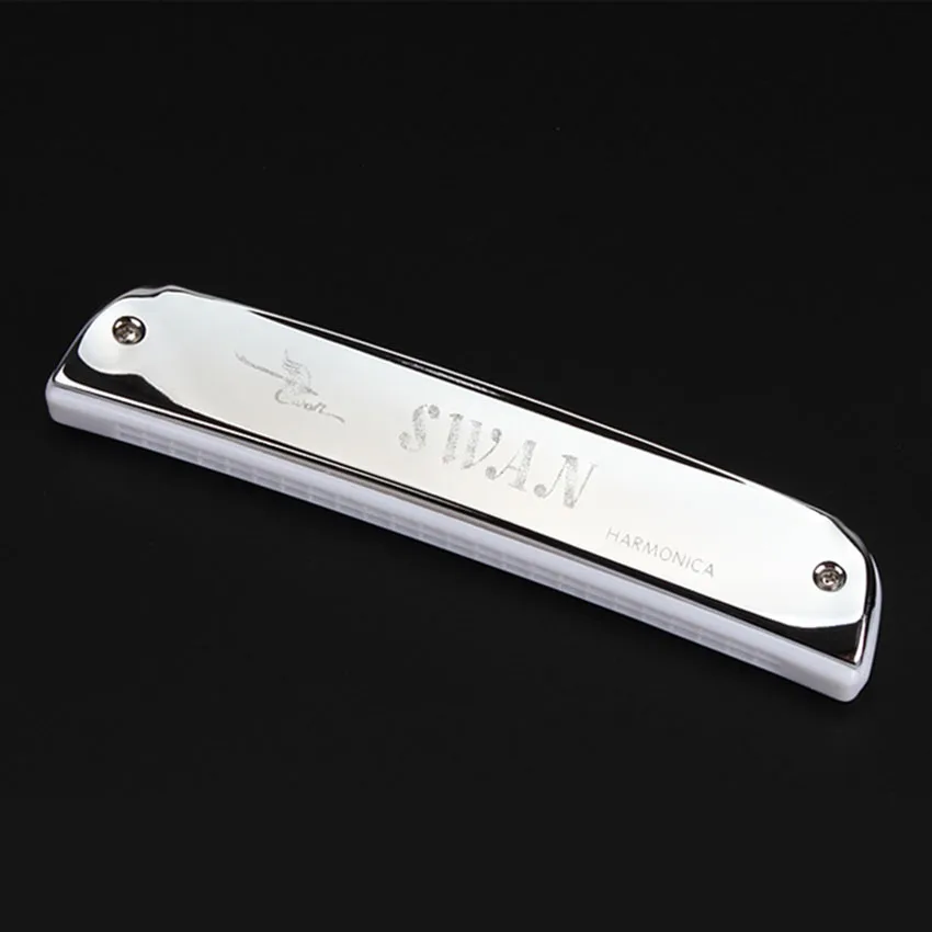 Лебедь 24 Отверстия корабль Тип C Ключ Октава гармоника рот орган Ветер