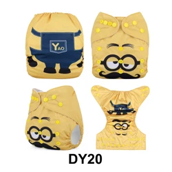 DY20 {AnAnBaby} горячая распродажа Новые тканевые подгузники многоразовые моющиеся тканевые подгузники - Цвет: DY20