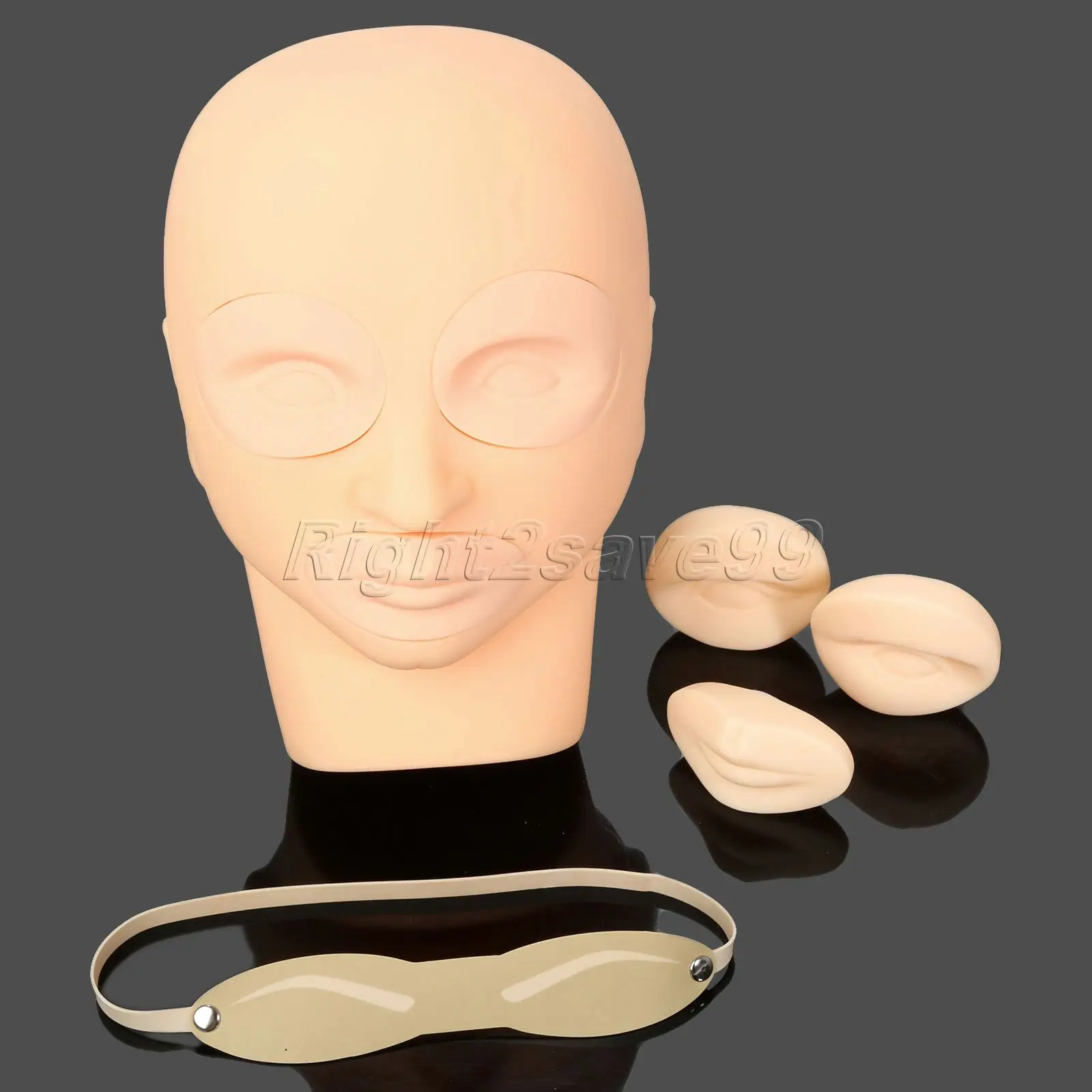 Манекен для тренировки кожи начинающих 1 комплект: голова татуировки + бровей 2