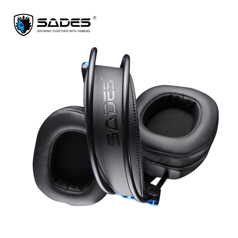 SADES XPOWER PLUS 2-уровневая вибрационная стерео звуковая гарнитура наушники Casque