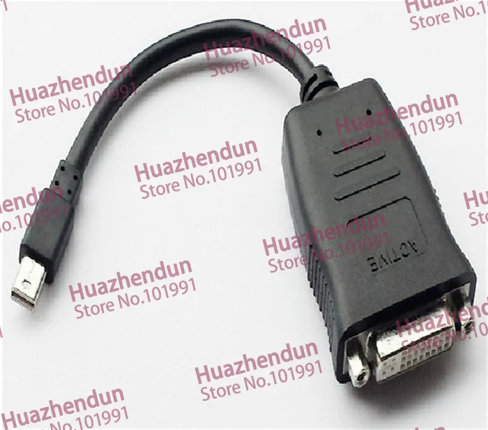 Бесплатная доставка активный мини DisplayPort DP к DVI одноканальный адаптер Поддержка