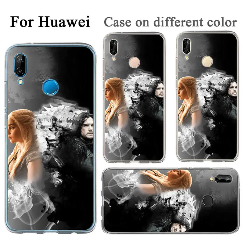 Игра престолов получили силиконовый чехол для телефона для huawei P30 P20 P10 Lite рro Коврики 20 10 Lite рro P9 P8 Lite PSmart мягкий чехол