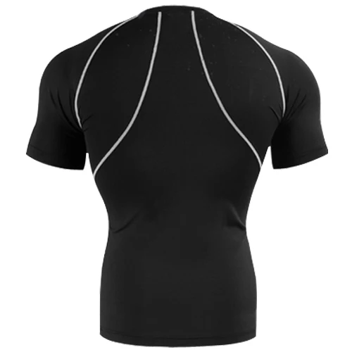 Лидер продаж 2017 года фитнес-Большой мужская одежда с коротким рукавом Майки для