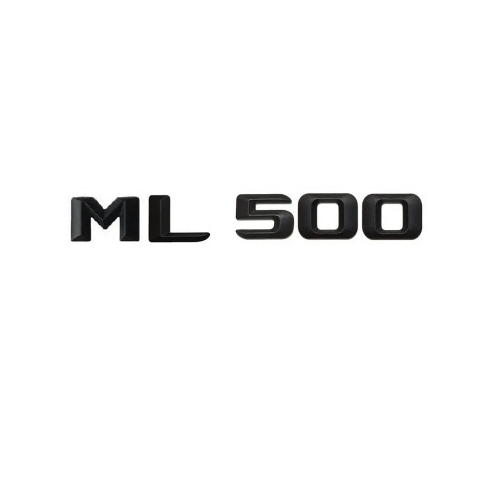 Черный матовый стикер в багажник автомобиля &quotML 500&quot задние буквенные знак