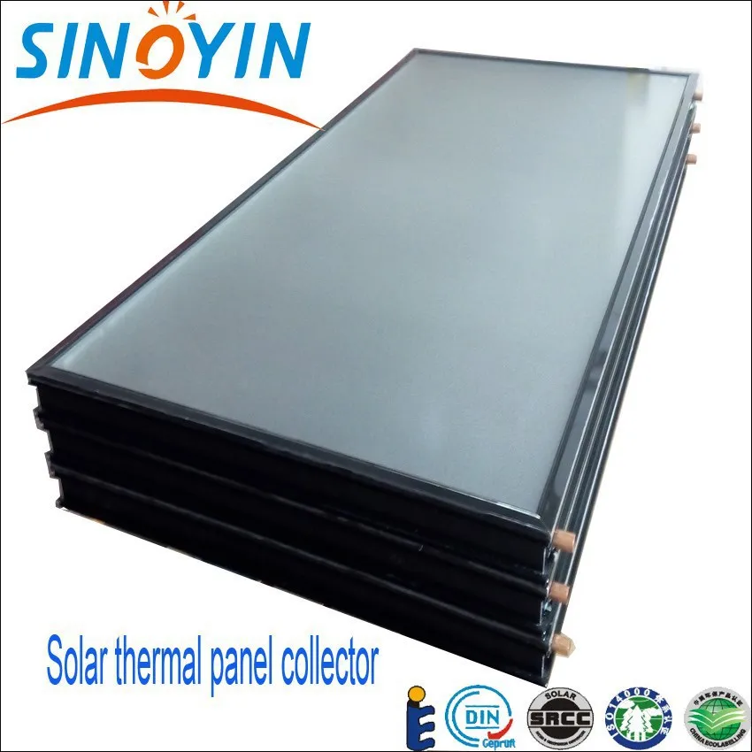 flat plate solar collector with imported selective coating absorber panel thermal collectors | Обустройство дома