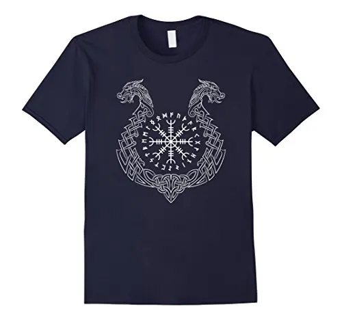 Viking Helm of Awe, футболка,, одежда, забавная одежда, повседневные футболки с коротким рукавом, средний возраст, топ, футболка