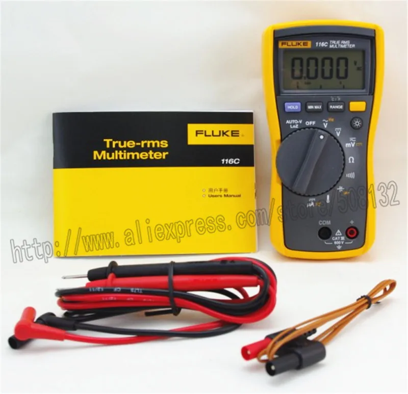 Fluke 116C мультиметр температура микроампер HVAC!! Абсолютно Новый! F116 | Инструменты