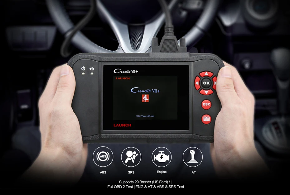 Launch X431 CRP129X OBD2 CRP129 обновленный четыре системы диагностический инструмент сброс масла SAS TMPS ETS OBD II Автомобильный сканер считыватель кодов