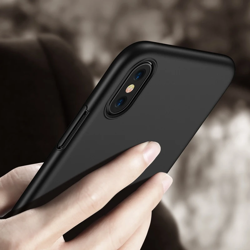 FLOVEME роскошный легкий жесткий чехол для телефона из поликарбоната iPhone X 8 7 Plus CaseMatte