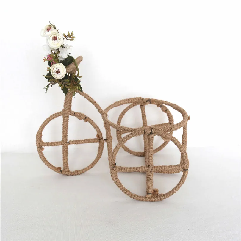 Vintage Handmade iron Bike Newborn Bed Photography Props Classical Iron Cart Baby Photo Backdrop Shower Gift Ready to Ship