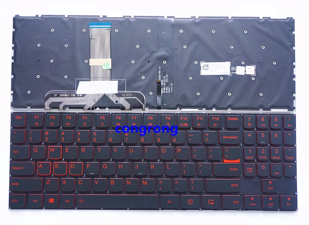 90% новый Заменить Для LENOVO R720 Y520 для Легион Y720 15IKB ноутбук встроенный US клавиатура с