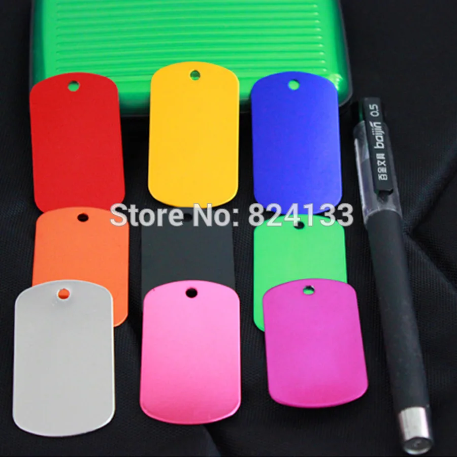 100 шт/партия качественные США бирки для собак медальон с вырезом военные кулоны