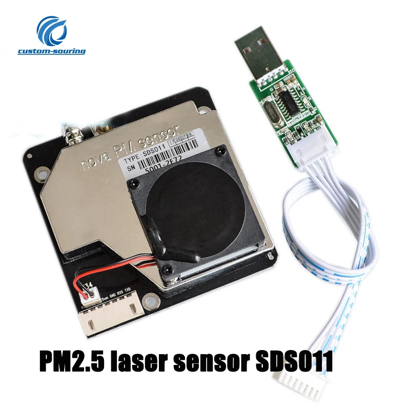 Высокоточный лазерный датчик PWM Nova PM sds011 PM2.5 цифровой выход SDS011 модуль датчика