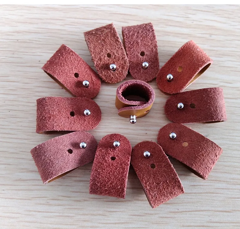 100 шт. цвета: черный и коричневый цвета натуральная кожа устройство для