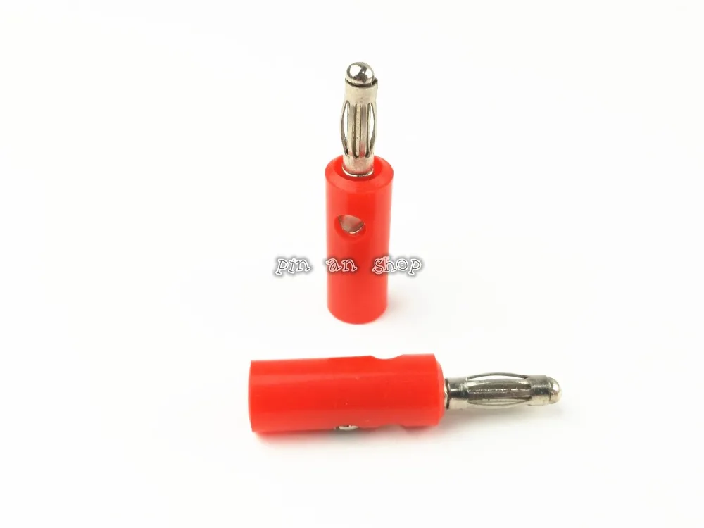 Штекер типа банан 4 мм черного и красного цветов | Обустройство дома