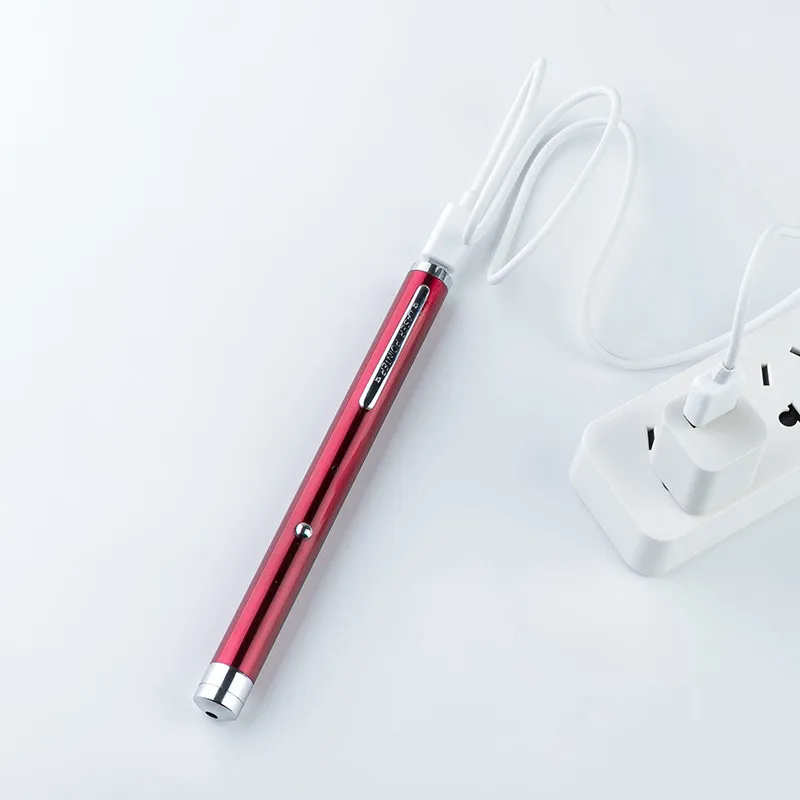 USB Зеленая лазерная ручка мощный фонарик лазерный луч света Зарядка литиевая
