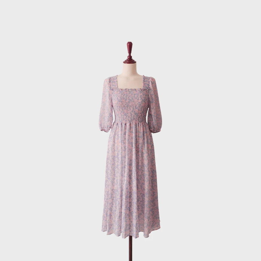 Рекомендуем мягкое женское шифоновое платье с цветами с пышными рукавами; эластичное платье принцессы средней длины; женское платье; Vestido Mujer Vestiti Donna