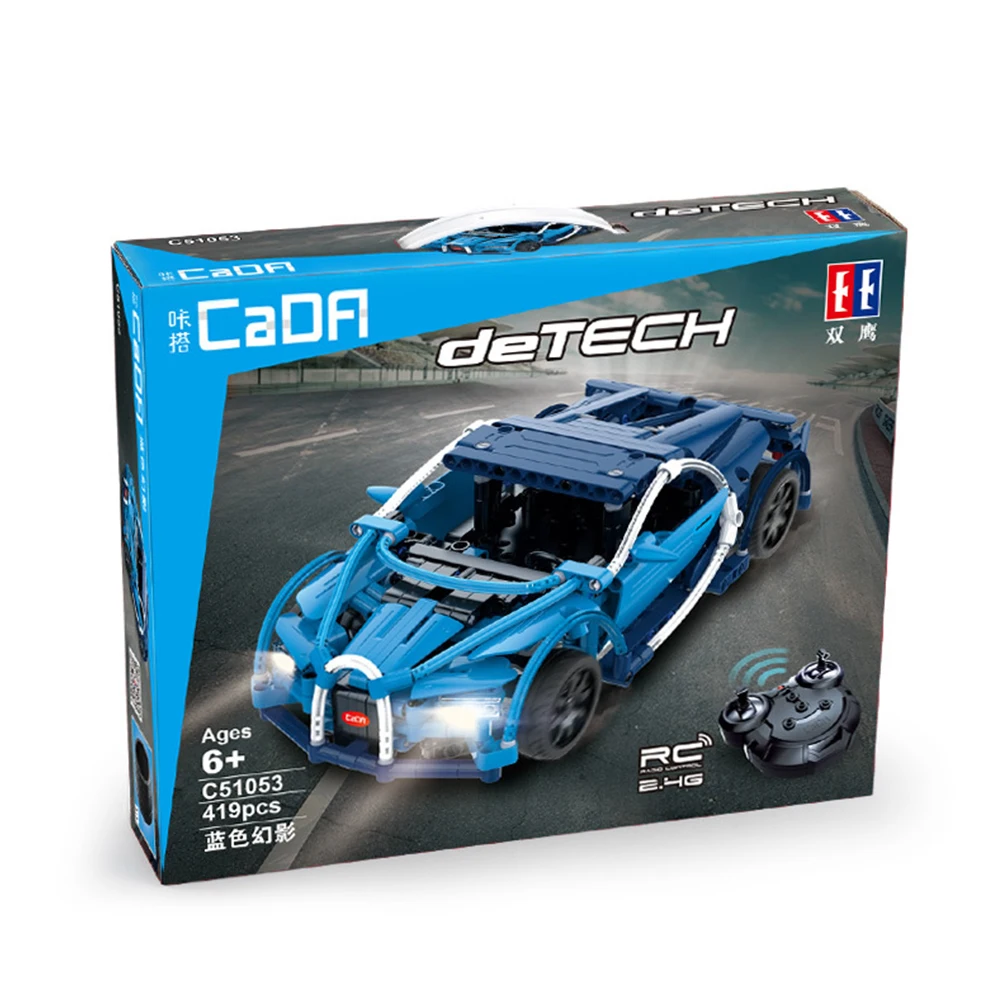 C51053 419 шт. техника BUGATTI CHIRON гоночный автомобиль суперкар дистанционное управление