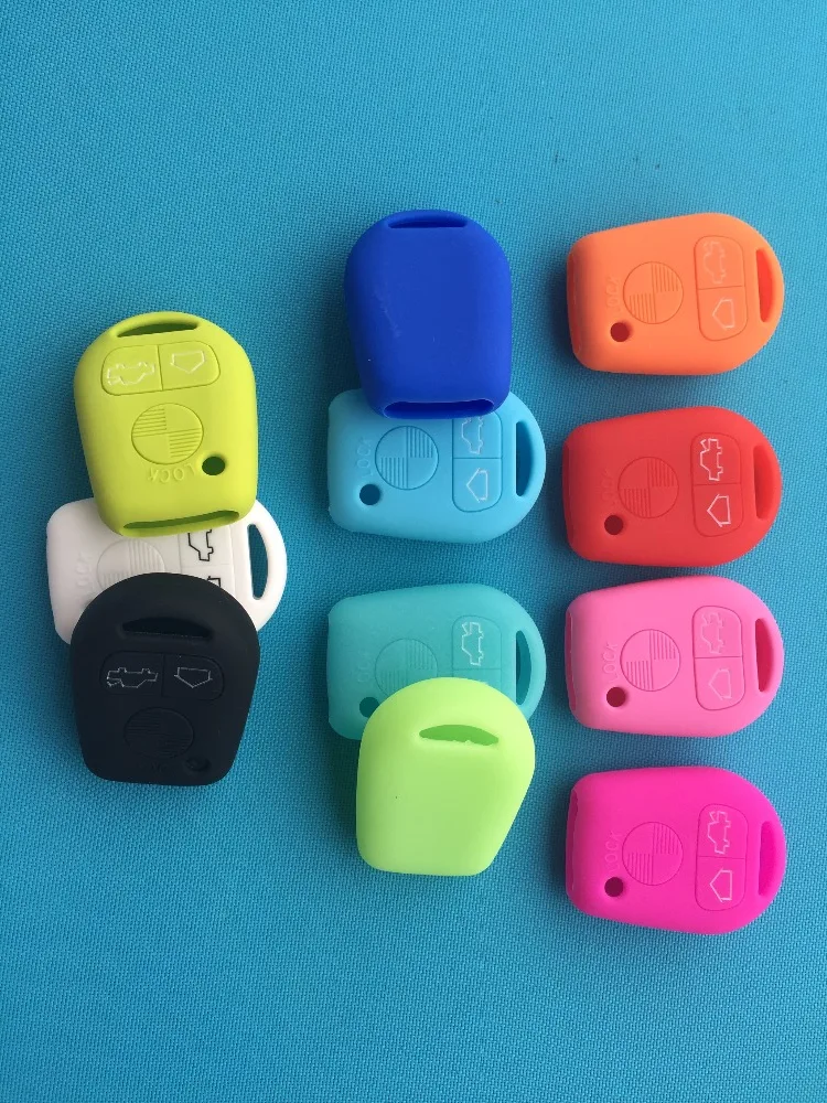 1 шт. новый силиконовый чехол для автомобильного ключа BMW E31 E32 E34 E36 E38 E39 E46 Z3 3 кнопки