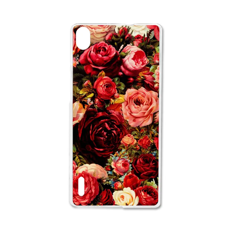 C046 Ojeleye DIY узорный силиконовый чехол для huawei Ascend P7 Чехол Мягкий ТПУ чехол на телефон с изображениями героев мультфильмов для huawei P7 Чехлы противоударный чехол - Цвет: C046