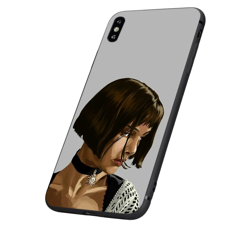 Черный чехол из ТПУ для iphone 5 5s se 6 6s 7 8 plus x 10 силиконовый XR XS 11 pro MAX leon