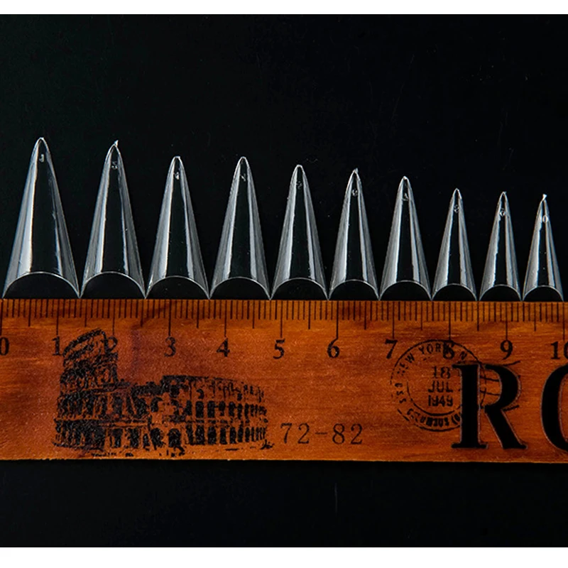 500 накладных ногтей на шпильках изогнутые накладные ногти профессиональные