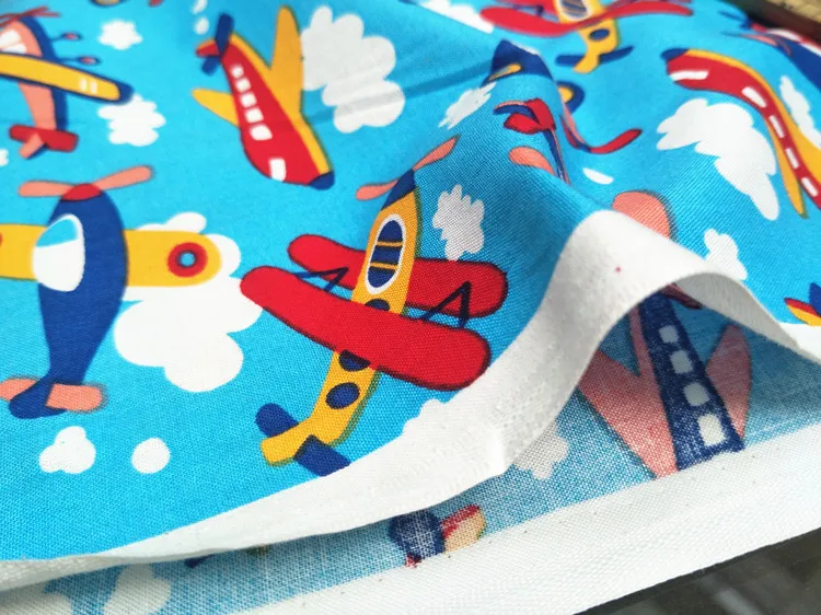 100x110 см любимая игрушка для мальчиков вертолет ткань хлопок простая швейная