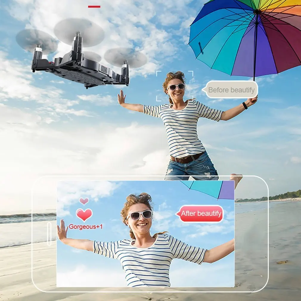 T49 6 оси WI FI FPV 720 P hd камера Дрон складной г датчик RC Мини селфи Квадрокоптер с