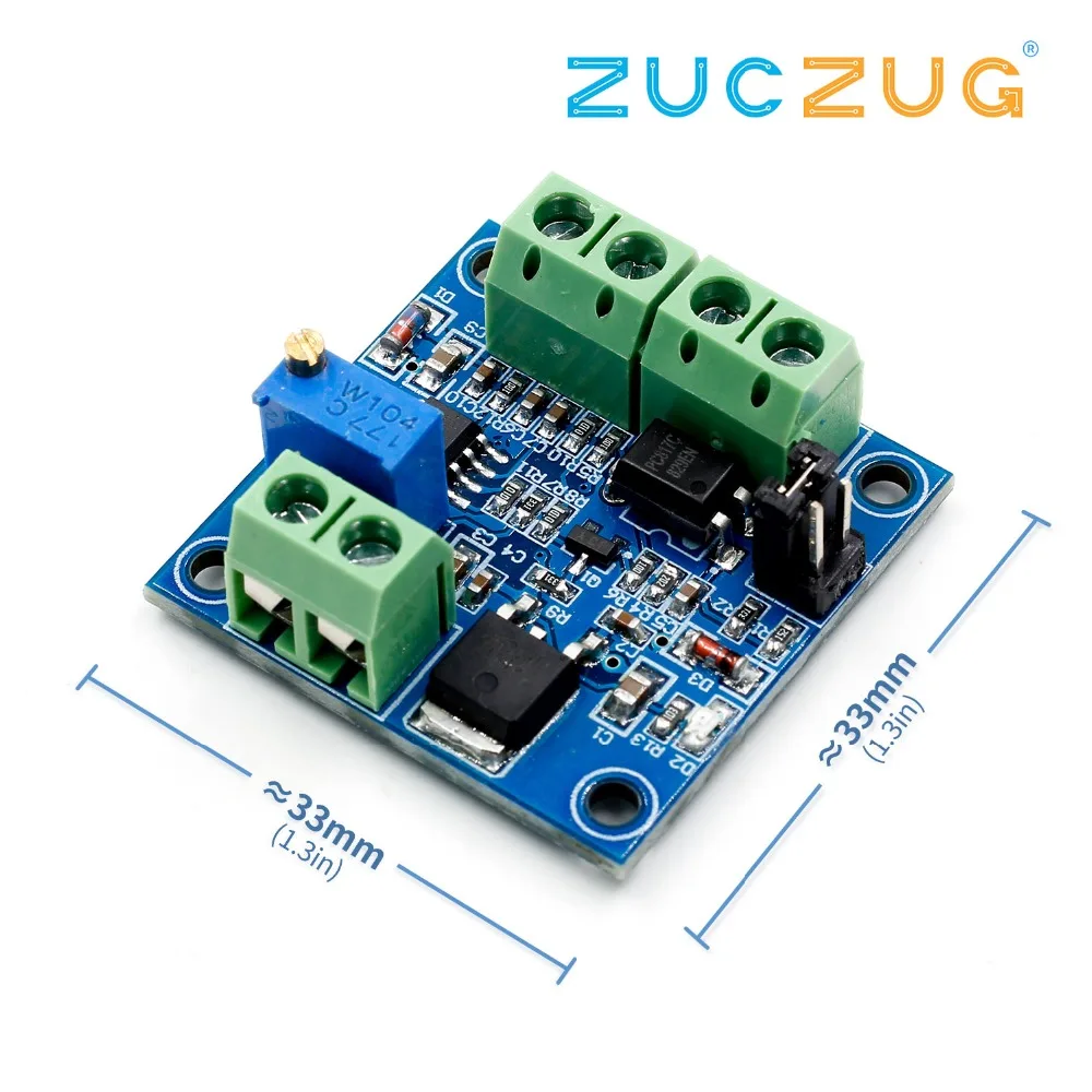 ШИМ-модуль преобразователя Напряжения 0%- до 0-10 В для ПЛК MCU цифро-аналоговый сигнал ШИМ Adjustabl преобразователь модуль питания