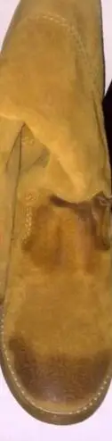 Зимние женские сапоги; кожаные Прямые сапоги без застежки; сапоги до колена на плоской подошве, визуально увеличивающие рост; обувь на танкетке; сезон осень - Цвет: picture 3