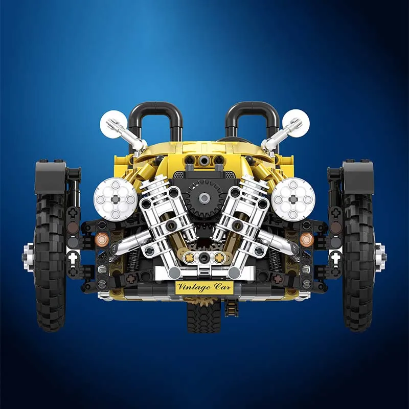 Победитель 838 шт 7065 серии Technic трехколесные классические автомобили Строительные