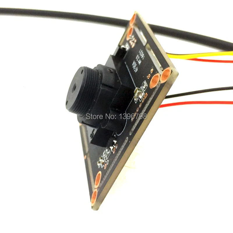Плоская цилиндрическая мини камера PU'Aimetis 3 7 мм HD 1/4 &quotCMOS датчик изображения 1000TVL